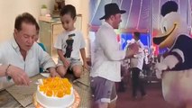 Salman Khan & Salim Khan celebrate Arpita Khan's son Ahil Sharma's Birthday; Watch Video | FilmiBeat