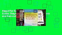About For Books  Nurse's Pocket Guide: Diagnoses, Prioritized Interventions and Rationales  For