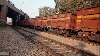 Christmas Special !! Fright Train heavy Weight in Northern Railway