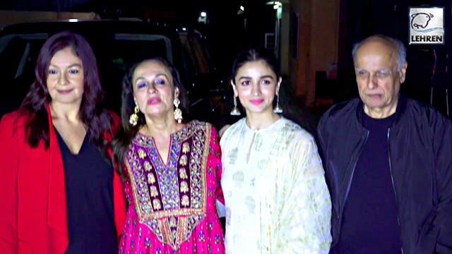 Alia Bhatt Attends Soni Razdan's Film 'No Fathers In Kashmir' Screening With Family