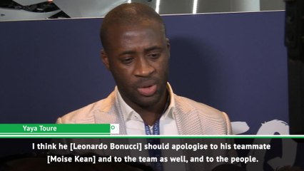 Bonucci should apologise for 50-50 comments - Yaya Toure