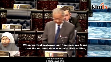 Dr Mahathir: GDP growth has reduced national debt
