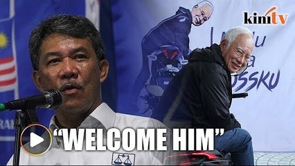 Tok Mat: Welcome Najib here, don't forget his contributions