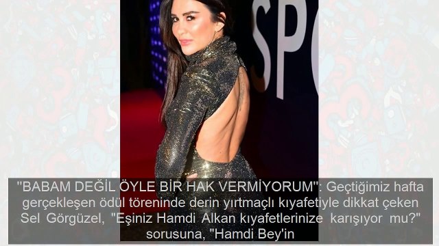 Hamdi Alkan'dan derin yırtmacıyla olay olan eşi Selen Görgüzel için olay yorum