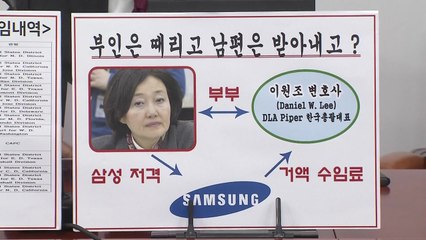 한국당 "박영선 남편 로펌, 삼성 사건 최대 수백억 수임" / YTN