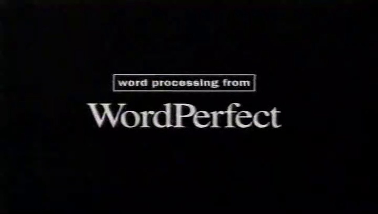 1993 "Word Perfect" TV Ad