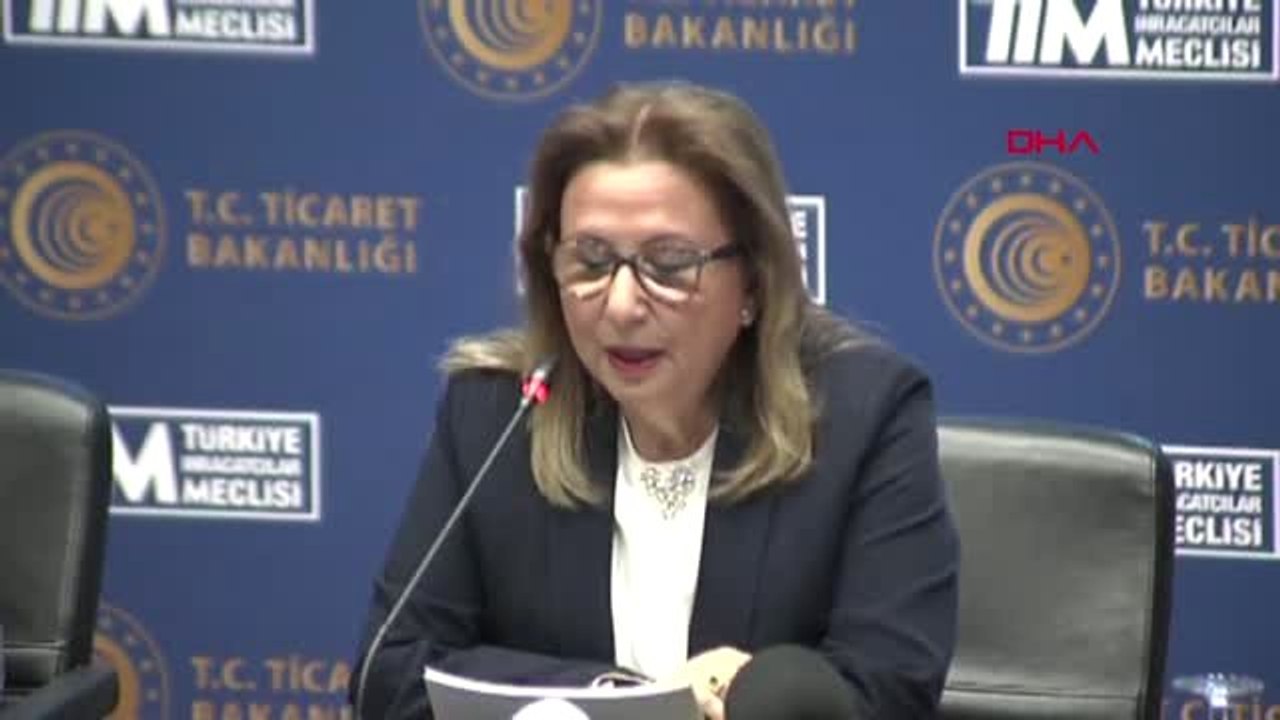 Ticaret Bakanı Ruhsar Pekcan İhracat Rakamlarını Açıkladı