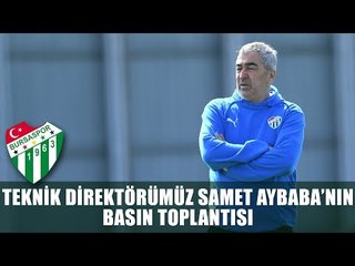 Teknik Direktörümüz Samet Aybaba, A. Alanyaspor Maçı Öncesi Basın Toplantısı Düzenliyor