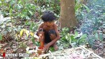 Survival Skills - Cacth Chicken In Forest And Cooking Eating