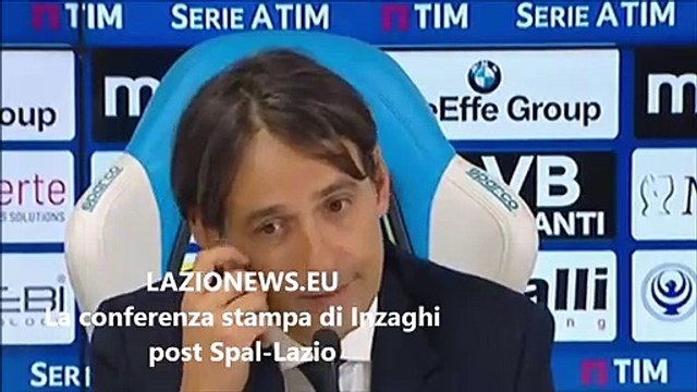 Conferenza stampa Inzaghi post Spal-Lazio