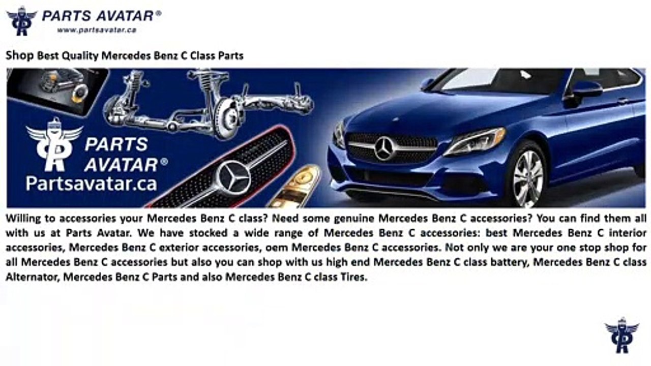 Shop Best Quality Mercedes Benz C Class Parts at partsavatar canada