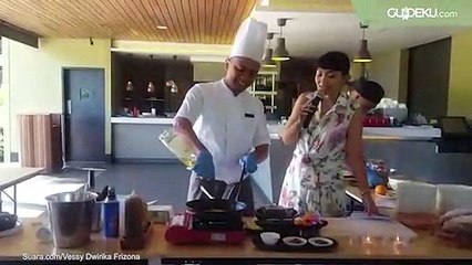 Demo Masak Chicken Liver Pate Bersama Chef Bayu Prasetya