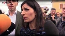 Torre Maura, parla Virginia Raggi 