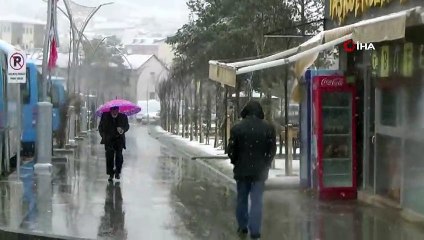 Bayburt’un Yüksek Kesimlerinde Kar Yağışı Etkili Oldu
