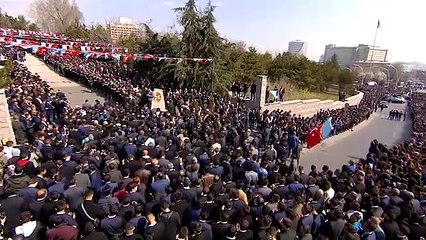 MHP lideri Bahçeli, Alparslan Türkeş'i anma törenine katıldı
