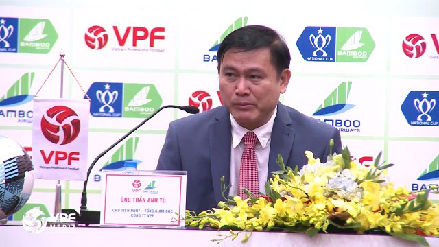 Lễ công bố và ký kết của VPF với Bamboo Airways - nhà tài trợ chính cúp QG 2019 | VPF Media