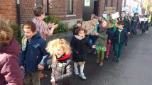 Saint Symphorien : Les enfants ont marché pour le climat.Video 4 Eric Ghislain