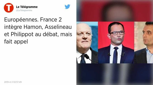 Débat européennes. Le Conseil d’État donne raison à France TV contre Hamon, Asselineau et Philippot