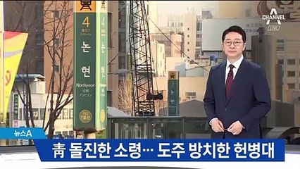 청와대 돌진한 육군 소령…헌병대 조사 중 도주극