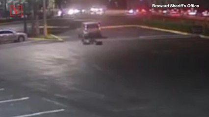 Police Are Searching For Driver Who Stopped To Let A Pedestrian By, Then Ran Over The Them