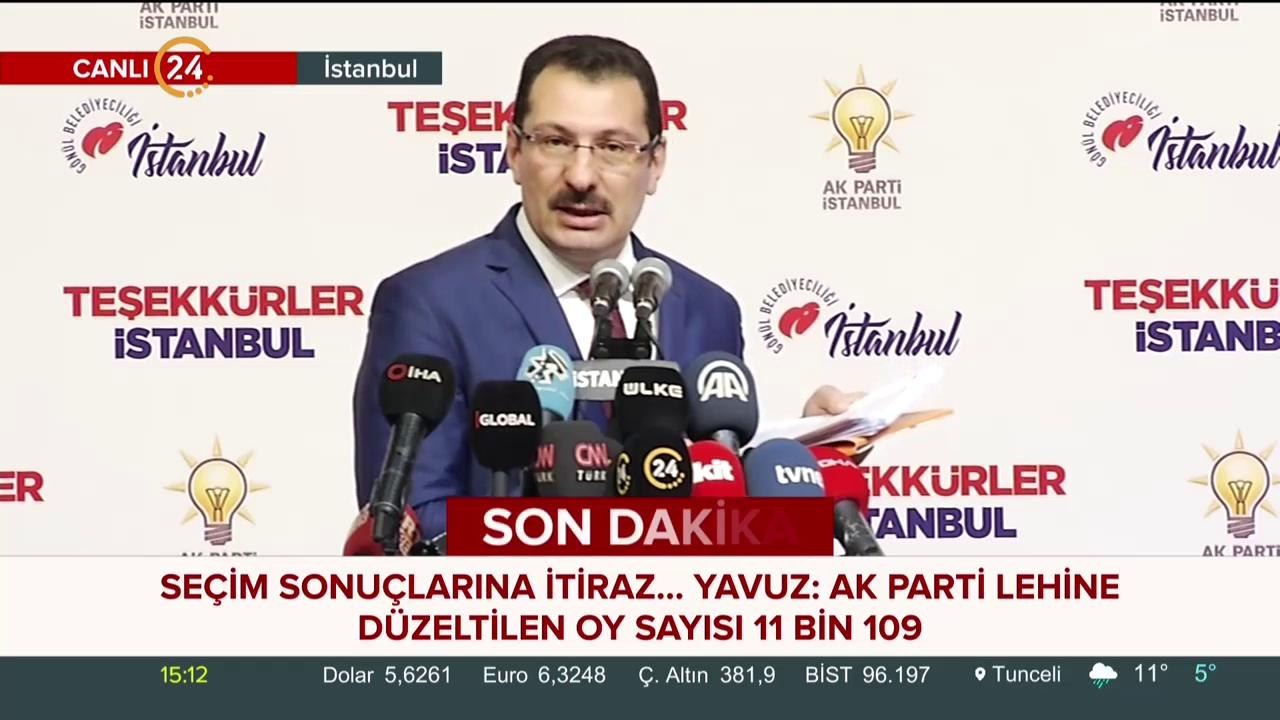 AK Parti Genel Başkan Yardımcısı Ali İhsan Yavuz açıklama yapıyor