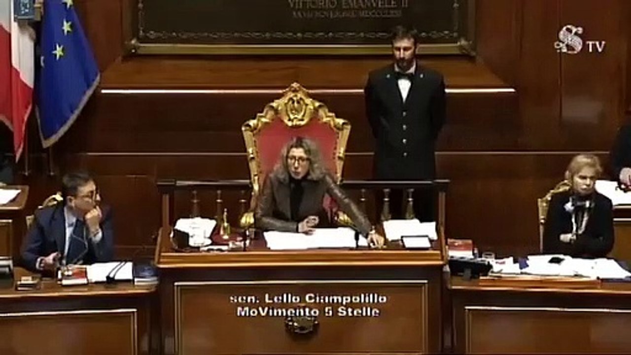 M5S vs M5S in Senato: "vogliono tagliare un milione di ulivi pugliesi, ma ci sono alternative scientifiche all'eradicazione" - l'intervento del Senatore "ribelle" Ciampolillo - video
