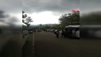 Muğla Ağaca Düşen Yıldırım Korkuttu