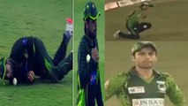 Ahmed Shehzad cheating catch | பாக். வீரரை பார்த்து சிரிப்பாய் சிரிக்கும் ரசிகர்கள்!