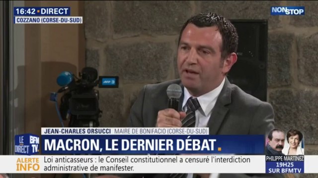 La politique de la chaise vide ne mènera nulle part. Le maire de Bonifacio dénonce le boycotte de la venue de Macron en Corse par Gilles Simeoni