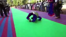 Indian girl sets two world records for most forward rolls in contorted yoga pose