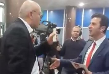 Canlı yayında oy kavgası