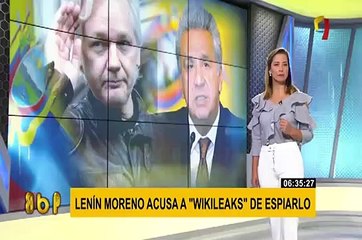 Ecuador: Lenín Moreno acusa a WikiLeaks de espiarlo
