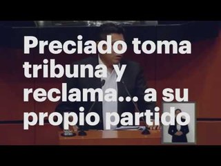 Senador Jorge Luis Preciado arremete contra su partido