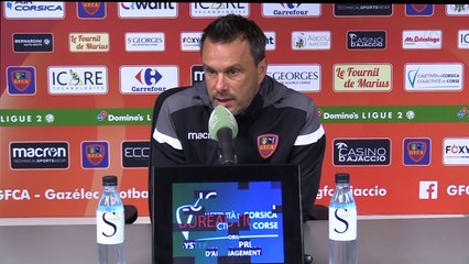 GFCA / ACA : le point de presse du coach avant la rencontre