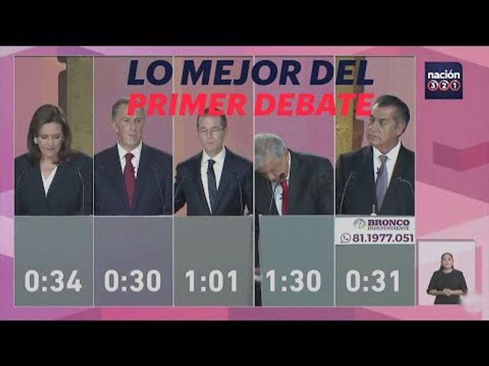 Lo mejor del primer debate
