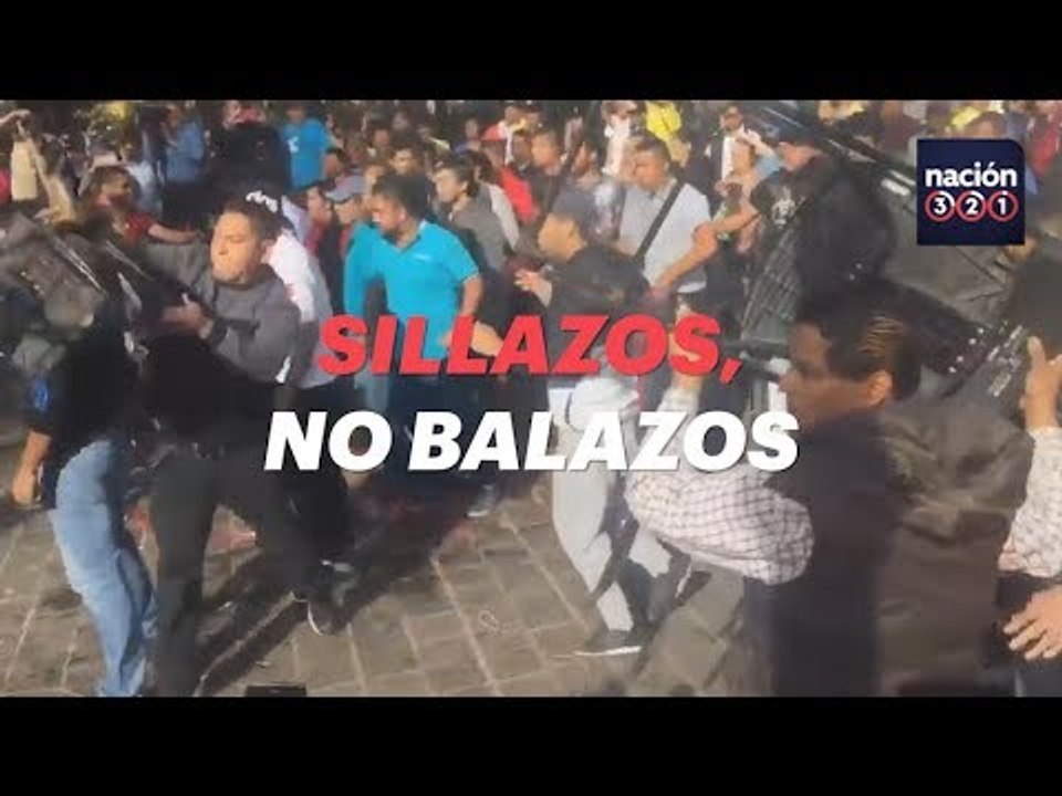Sillazos, no balazos