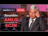 #EnVivo | AMLO se reúne con ministros de la SCJN