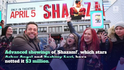 'Shazam!' Could Make up to $50 Million Its Opening Weekend