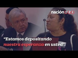 Madre de normalista de Ayotzinapa le dice esto a AMLO