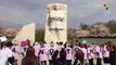 Anti-War Protests At The Martin Luther King Jr. Memorial
