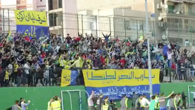 جماهير طنطا تحتفل بالفوز على غزل المحلة والاقتراب من الصعود للممتاز