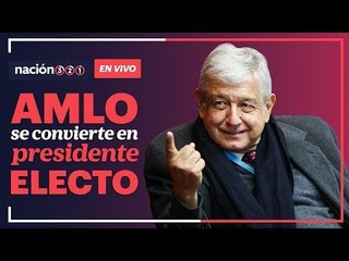 #EnVivo | Entrega de constancia de mayoría a Andrés Manuel López Obrador