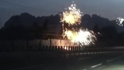 고성 산불 최초 발화 순간...'펑' 소리와 함께 날아간 불똥 / YTN