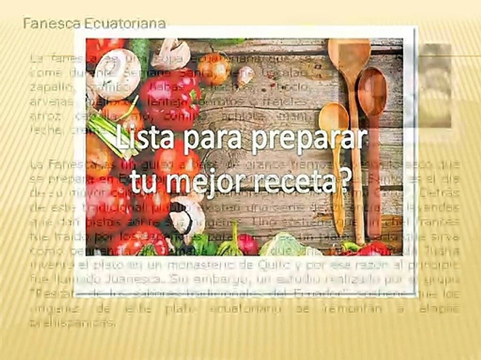 Fanesca ecuatoriana