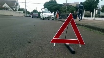 Rapaz sofre fratura após colisão na Vila Tolentino