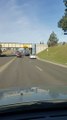 Truck Driver Loses His Load