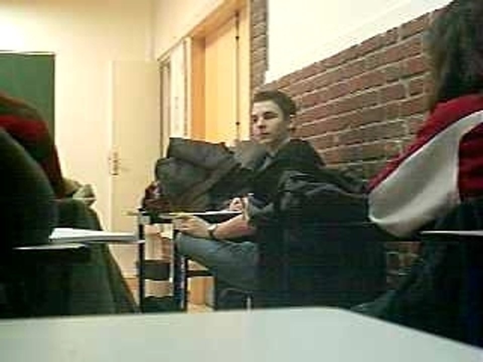 Délire en cours de math