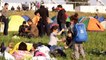 Hundreds of refugees descend on Greece's northern border with Macedonia to re-open migration route