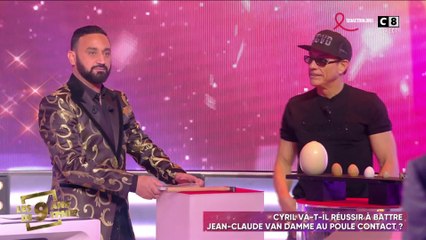 Poule Contact : Cyril Hanouna affronte Jean-Claude Van Damme