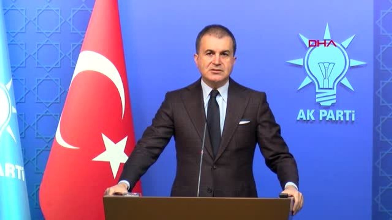 Ankara AK Parti Sözcüsü Ömer Çelik, Açıklamalarda Bulundu